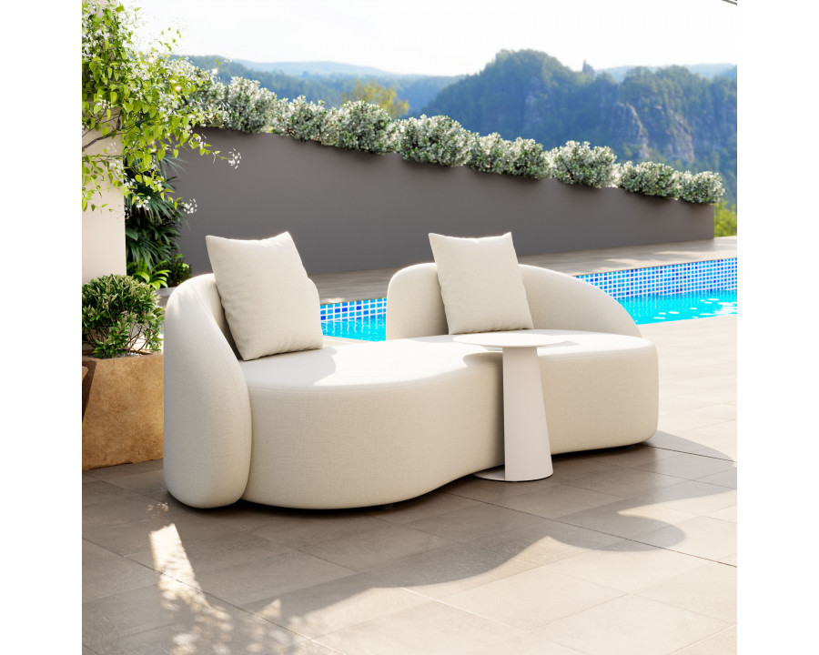 ZUO Sunny Isles Loveseat - Beige