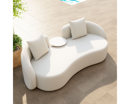 ZUO Sunny Isles Loveseat - Beige