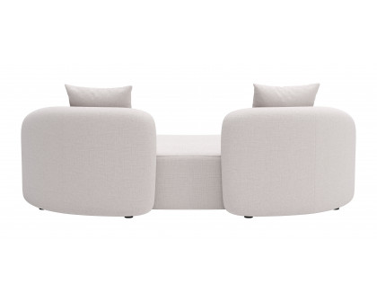 ZUO Sunny Isles Loveseat - Beige