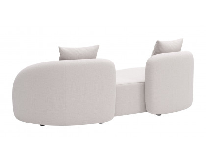 ZUO Sunny Isles Loveseat - Beige