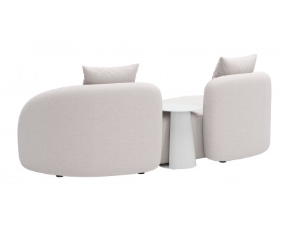 ZUO Sunny Isles Loveseat - Beige