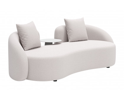 ZUO Sunny Isles Loveseat - Beige