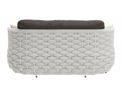 ZUO - Coral Reef Loveseat in Gray