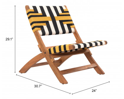 ZUO - Sunbeam Lounge Chair in Multi-Color