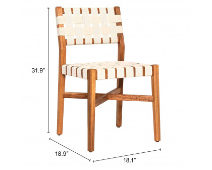 ZUO - Tripicana Dining Chair in Beige