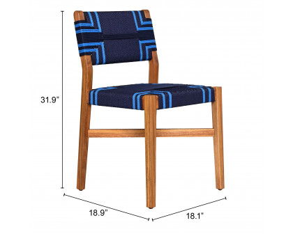 ZUO Serene Dining Chair - Blue