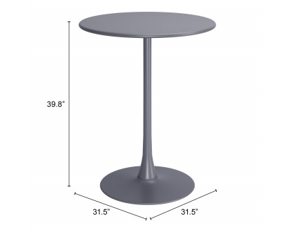 ZUO Soleil Bar Table - Gray