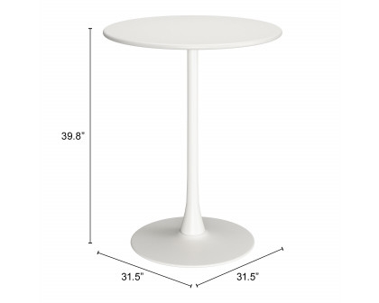 ZUO Soleil Bar Table - White