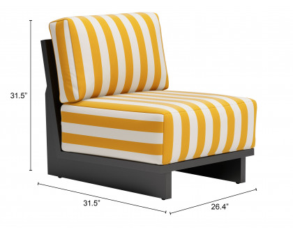 ZUO™ Shoreline Accent Chair - Yellow