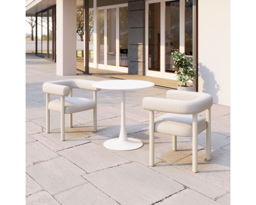 ZUO - Sunbath Dining Chair (Set of 2) in White