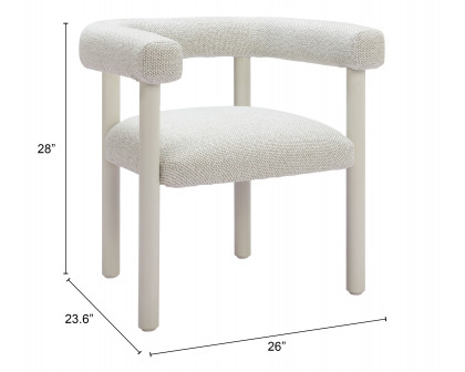 ZUO - Sunbath Dining Chair (Set of 2) in White