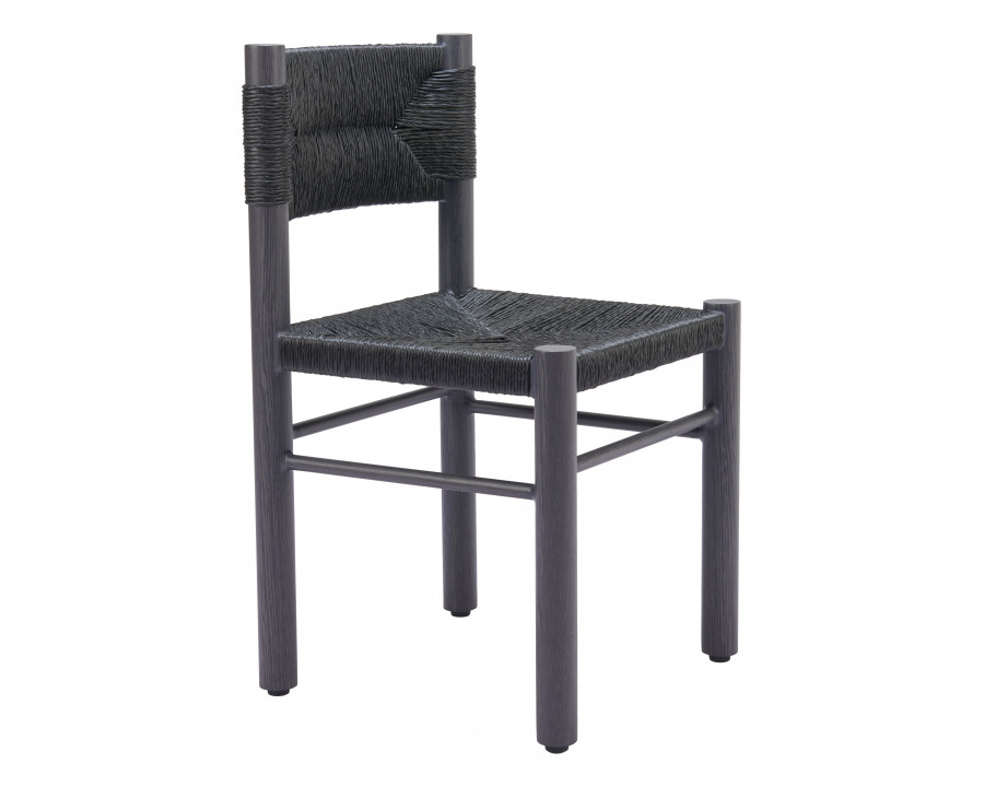 ZUO Iska Dining Chair (Set of 2) - Black