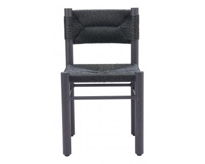 ZUO Iska Dining Chair (Set of 2) - Black