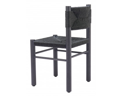 ZUO Iska Dining Chair (Set of 2) - Black