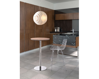 ZUO - Bergen Bar Table in Brown/Silver