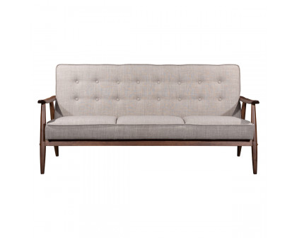 ZUO Rocky Sofa - Putty/Walnut