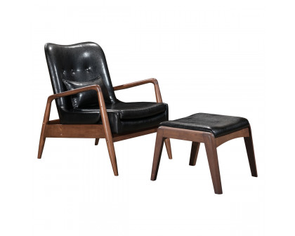 ZUO - Bully Lounge Chair & Ottoman