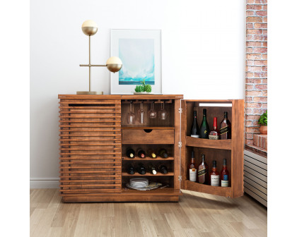 ZUO - Linea Bar Cabinet in Walnut