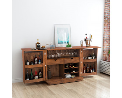 ZUO - Linea Bar Cabinet in Walnut