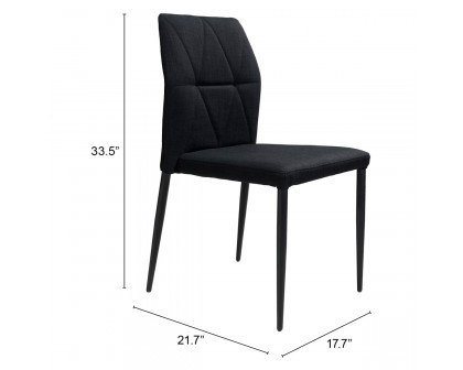 ZUO - Revolution Dining Chair (Set Of 4) in Black