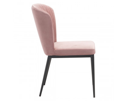 ZUO Tolivere Dining Chair Set - Pink/Black