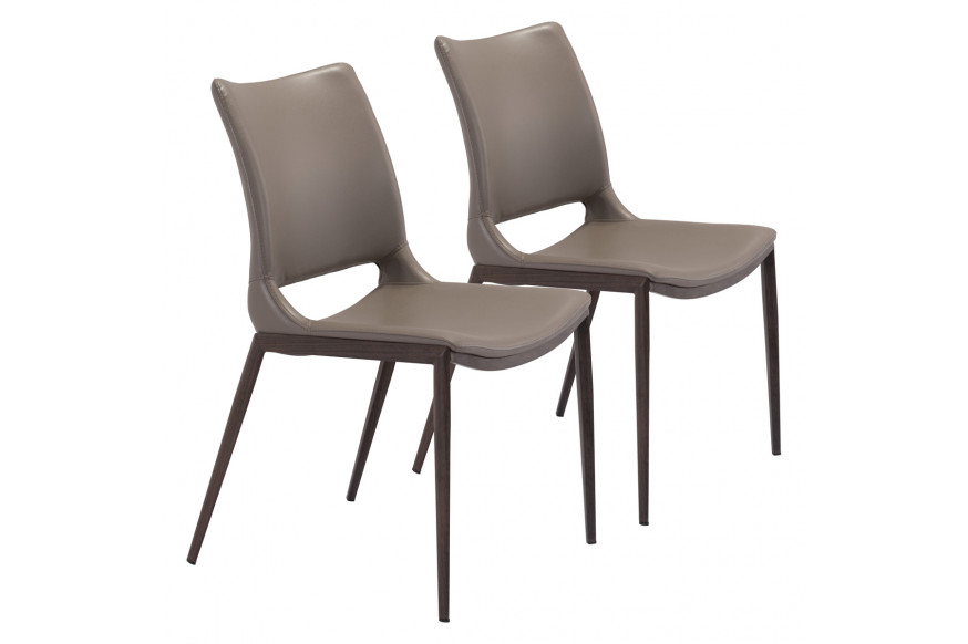 ZUO™ Ace Dining Chair (Set Of 2) - Brown