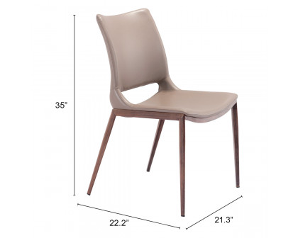 ZUO™ Ace Dining Chair (Set Of 2) - Brown