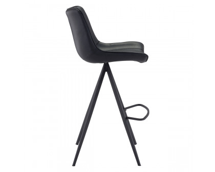 ZUO Aki Bar Chair (Set Of 2) - Black