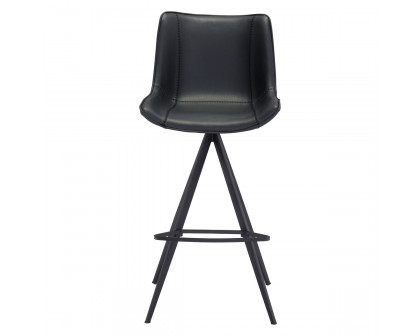 ZUO Aki Bar Chair (Set Of 2) - Black