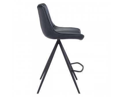 ZUO™ Aki Counter Chair (Set Of 2) - Black