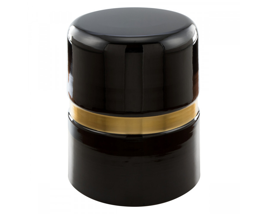 ZUO - Density Side Table And in Black/Gold