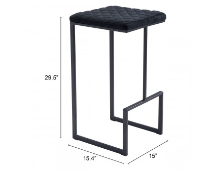 ZUO Element Barstool - Black