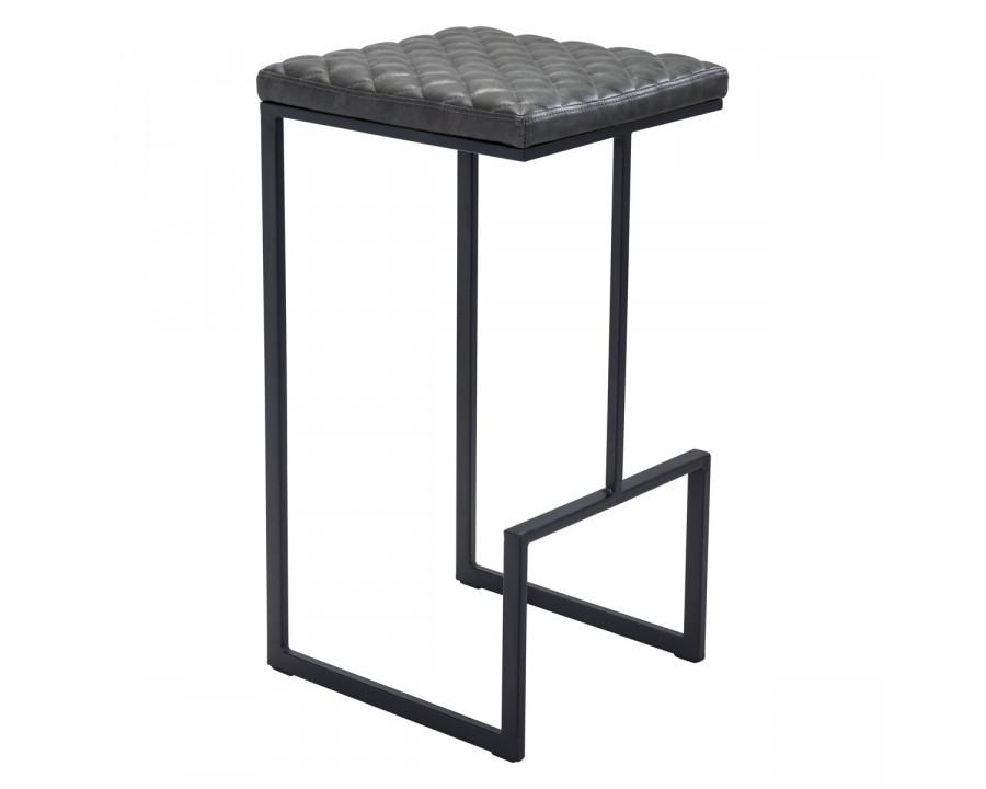 ZUO Element Barstool - Gray/Black