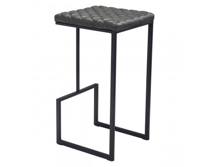 ZUO Element Barstool - Gray/Black