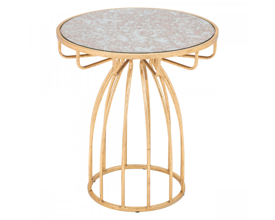 ZUO - Silo Side Table in Gold