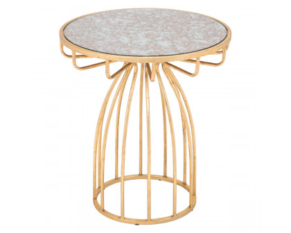 ZUO - Silo Side Table in Gold