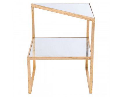 ZUO - Planes Side Table in Gold