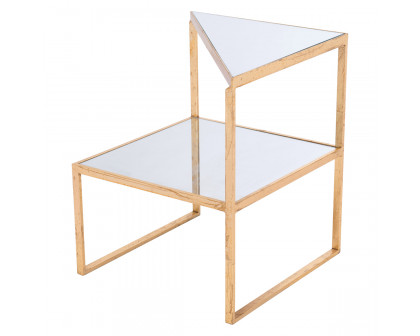 ZUO - Planes Side Table in Gold