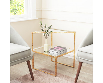 ZUO - Planes Side Table in Gold