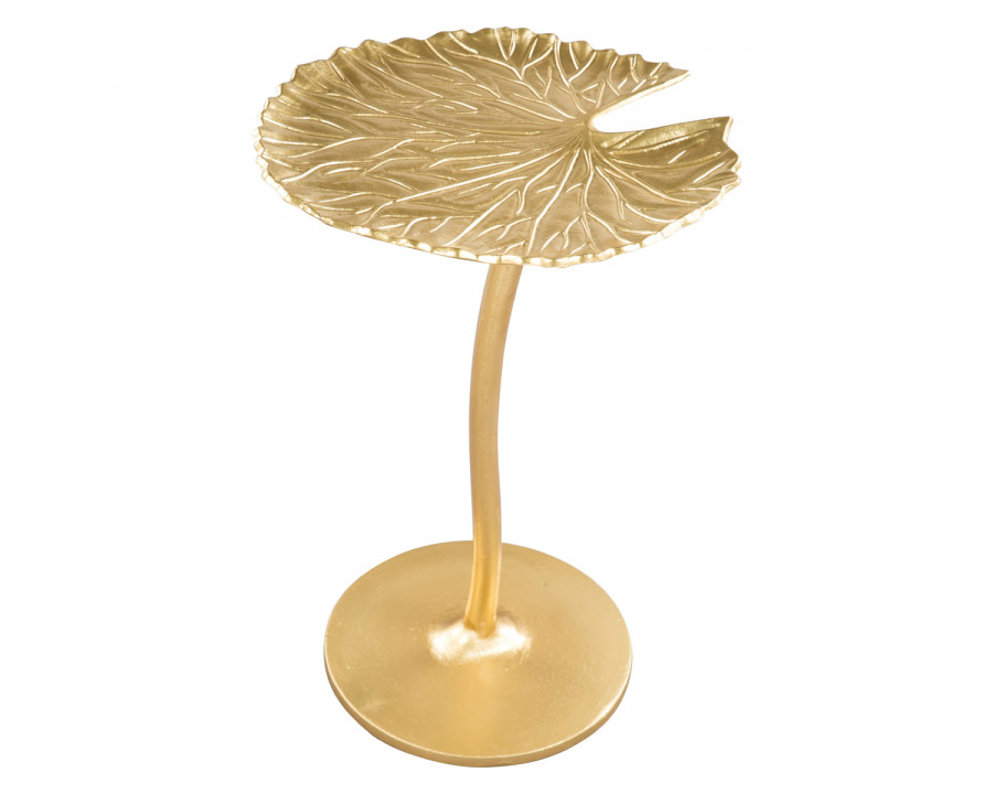 ZUO - Lily Side Table in Gold