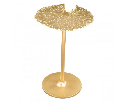 ZUO - Lily Side Table in Gold