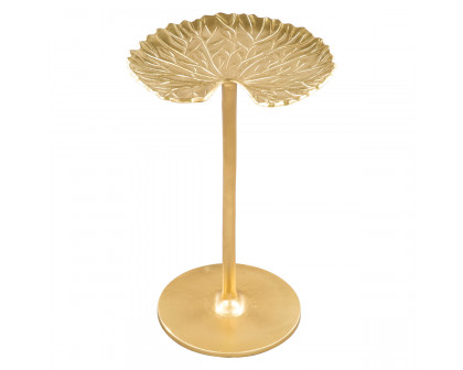 ZUO - Lily Side Table in Gold