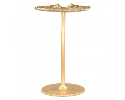 ZUO - Lily Side Table in Gold