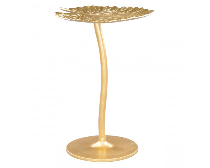 ZUO - Lily Side Table in Gold