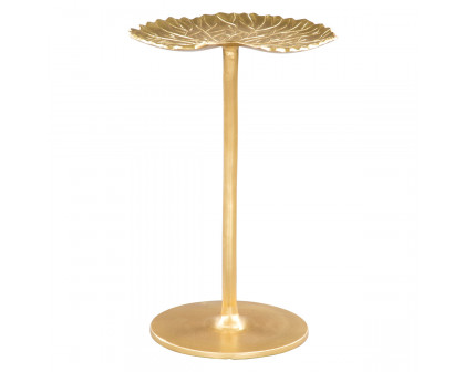 ZUO - Lily Side Table in Gold