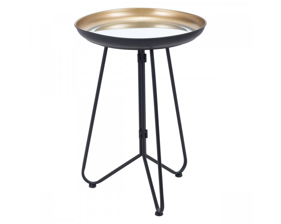 ZUO - Foley Accent Table in Gold/Black