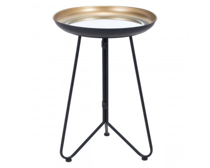 ZUO - Foley Accent Table in Gold/Black