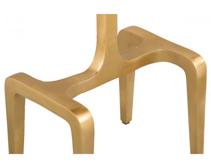 ZUO™ Clement Side Table - White/Gold