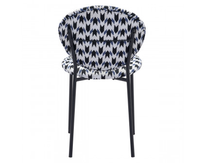 ZUO Clyde Dining Chair (Set Of 2) - Houndstooth/Black