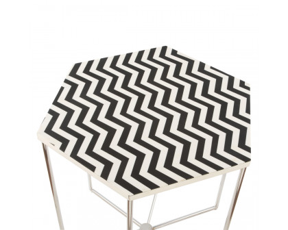 ZUO - Forma Side Table in Multi-Color/Silver